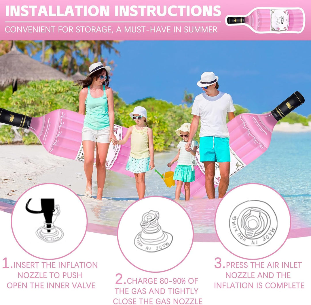 ACTOYS Luftmatratze Wasser Erwachsene Kinder, Luftmatratze Pool Aufblasbare, Aufblasbare Schwimmbett