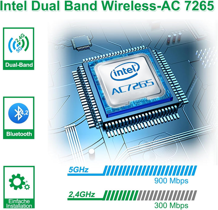 Ziyituod PCIe WiFi Karte für PC, WLAN Wireless-AC 1200Mbps PCI-E Wireless Netzwerkkarte 802.11ac Dua