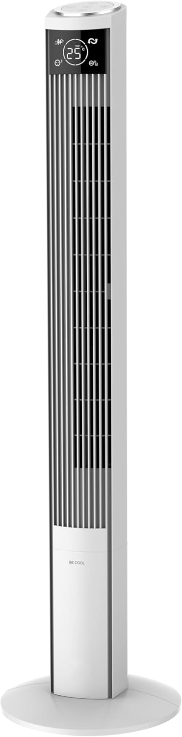 Be Cool Turm-Ventilator – Effektiver Turmventilator für Innenbereich, 3 Geschwindigkeitsstufen, Luft
