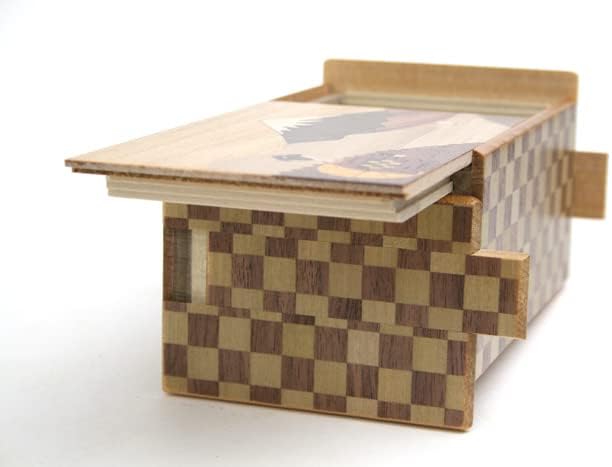 Logica Spiele Art. Yosegi Schrein 21 Schritten Maiko - Japanischer Geheimschachtel - Geschenkbox - K