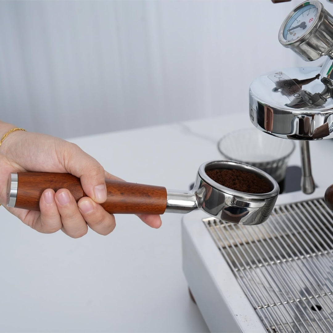 Siebträger für E61-Gruppenkopf, 58 mm, professioneller Siebträger in Barista-Qualität, kompatibel mi