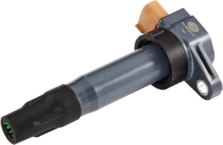 HELLA 5DA 358 057-701 Zündspule - 3-polig - Kerzenschachtzündspule - geschraubt