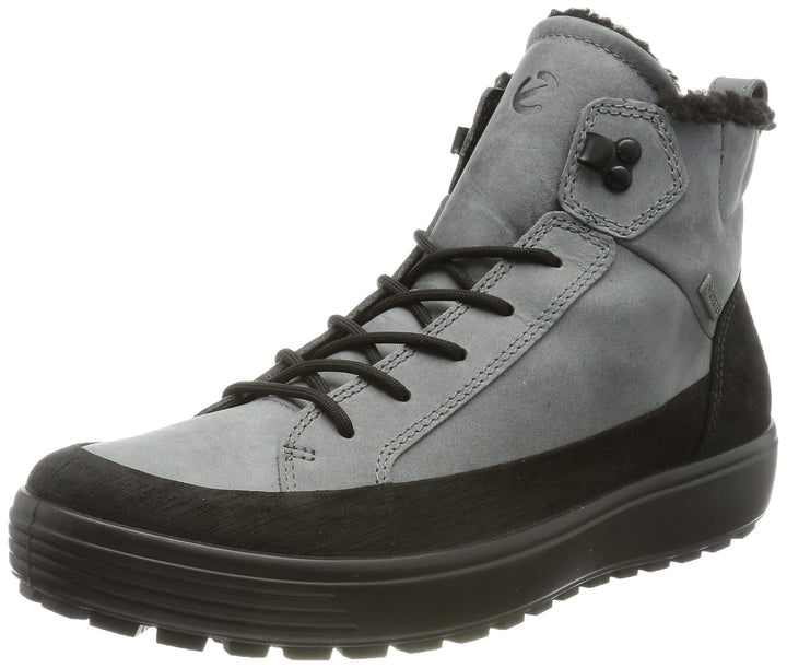 ECCO Herren Soft 7 Tred Winterstiefel, Gore-tex, WasserdichtWanderstiefel 39 EU Black Titanium, 39 E