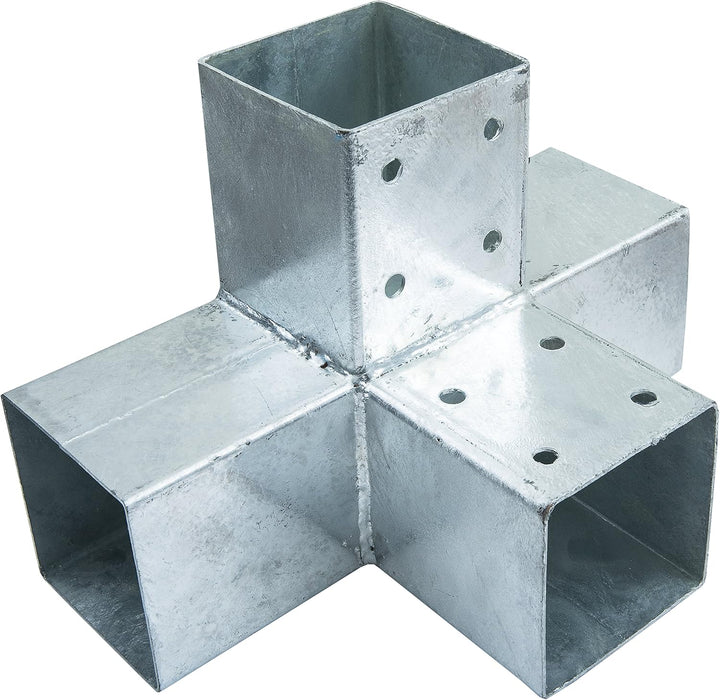 Connex Pfostenecke, 90 x 90 mm, 1 Stück, HV4243 &amp; HV4244 Pfostenecke doppelt, 90 x 90 mm, Holz Bundl