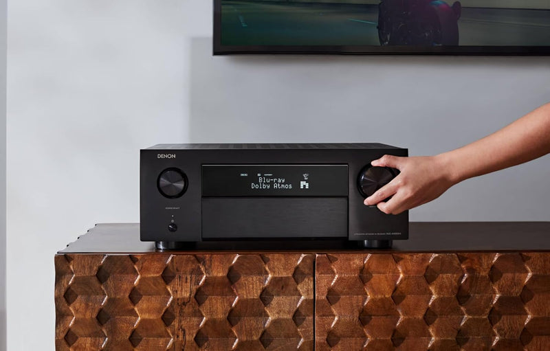 Denon AVC-X4800H 9.4-Kanal AV-Receiver, Verstärker mit Auro-3D, Dolby Atmos, DTS:X,6 "8K-Eingängen u