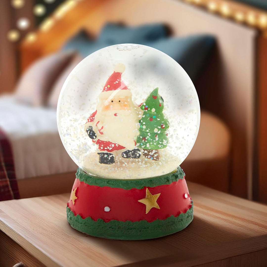 Mousehouse Gifts Deko Schneekugel Weihnachten mit Weihnachtsmann