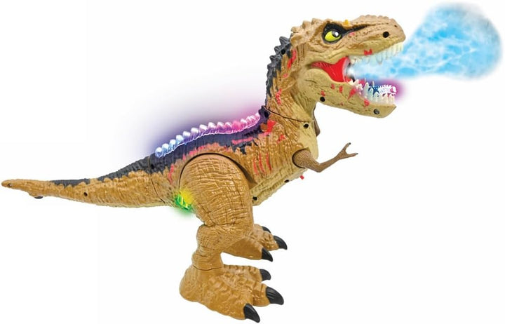 Lexibook - RC Tyrannosaurus Control, Realistischer Dinosaurier, Gliederbewegungen, Brüllen, Rauch Sp