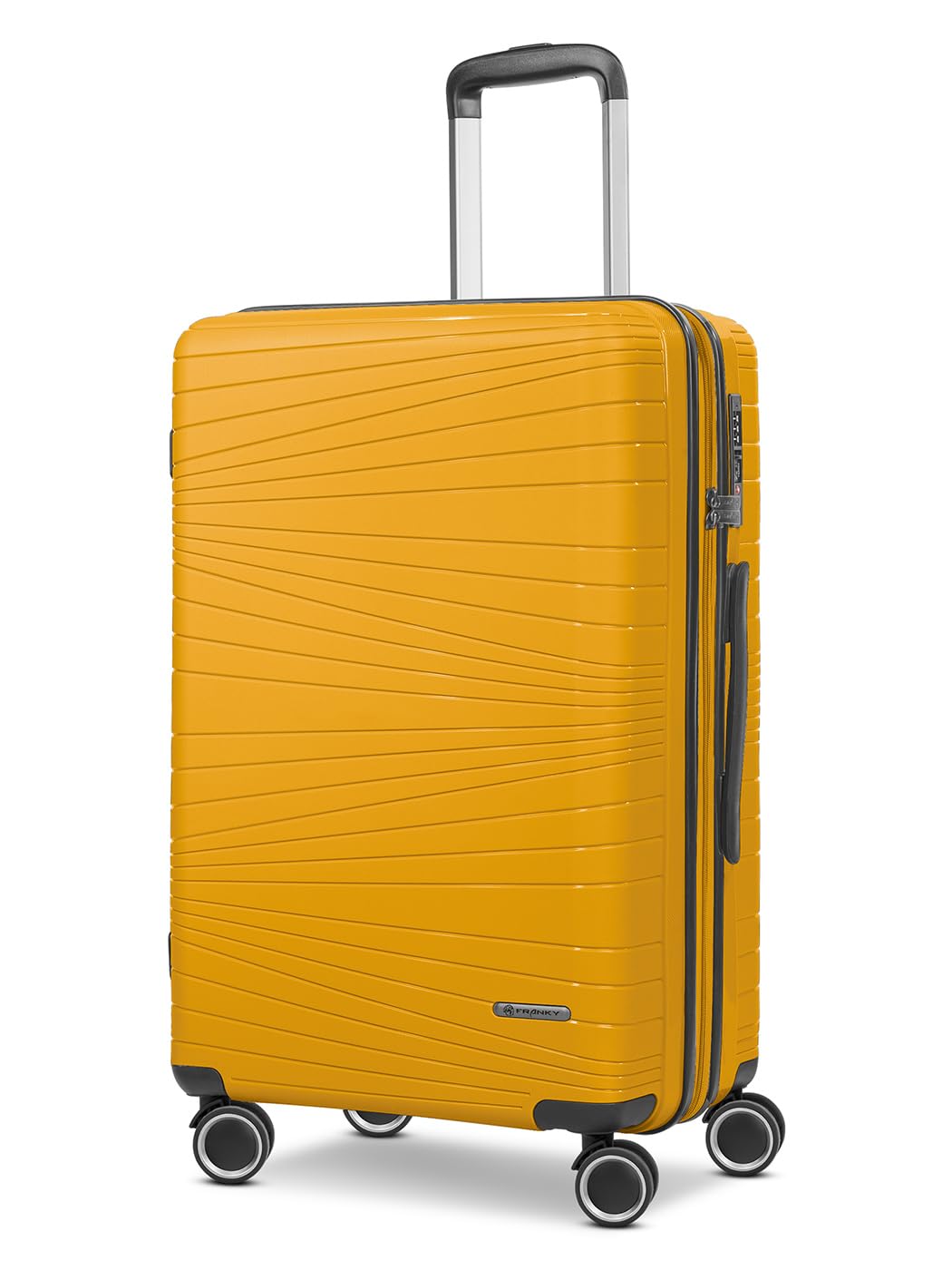 Franky Dallas 3.0 Hartschalen-Trolley mit 4 Rollen 65cm | Ausgestattet mit TSA-Schloss, Dehnfalte, L