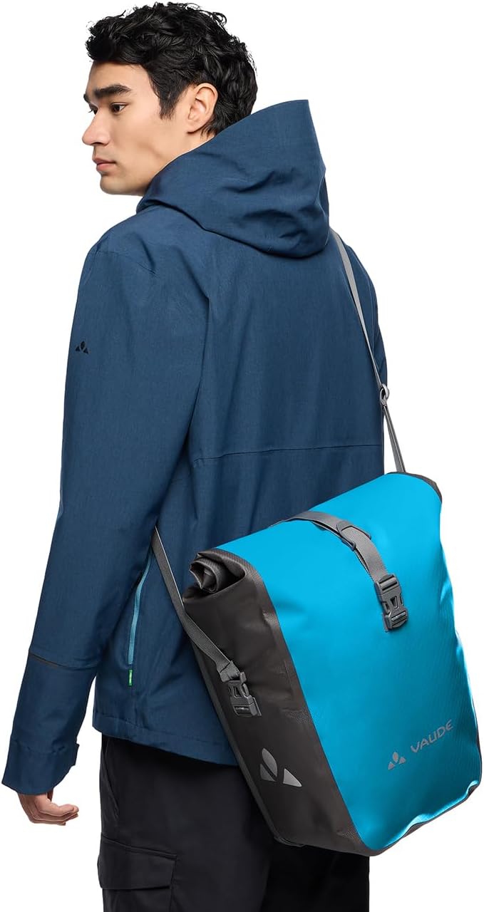VAUDE Fahrradtaschen für Gepäckträger Aqua Back 2x24L, 2 x Hinterradtaschen wasserdicht, Fahrrad Gep