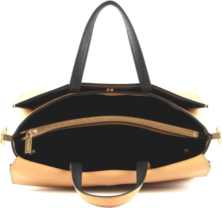 Coccinelle Louise Handbag Warm Beige/Noir