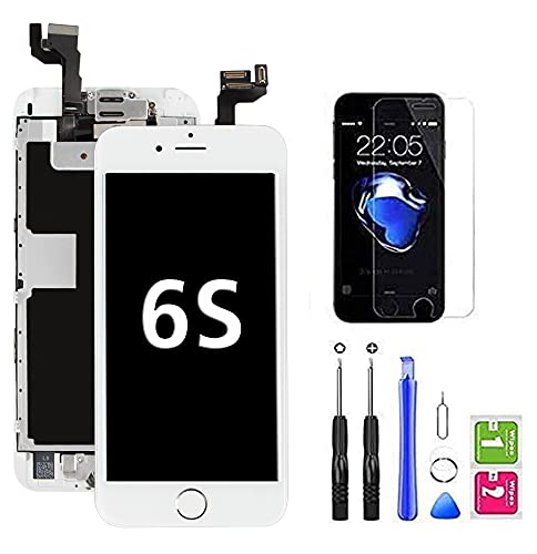 Für iPhone 6s Display Ersatzbildschirm LCD Touchscreen Display Vorinstallierte Frontkamera Näherungs