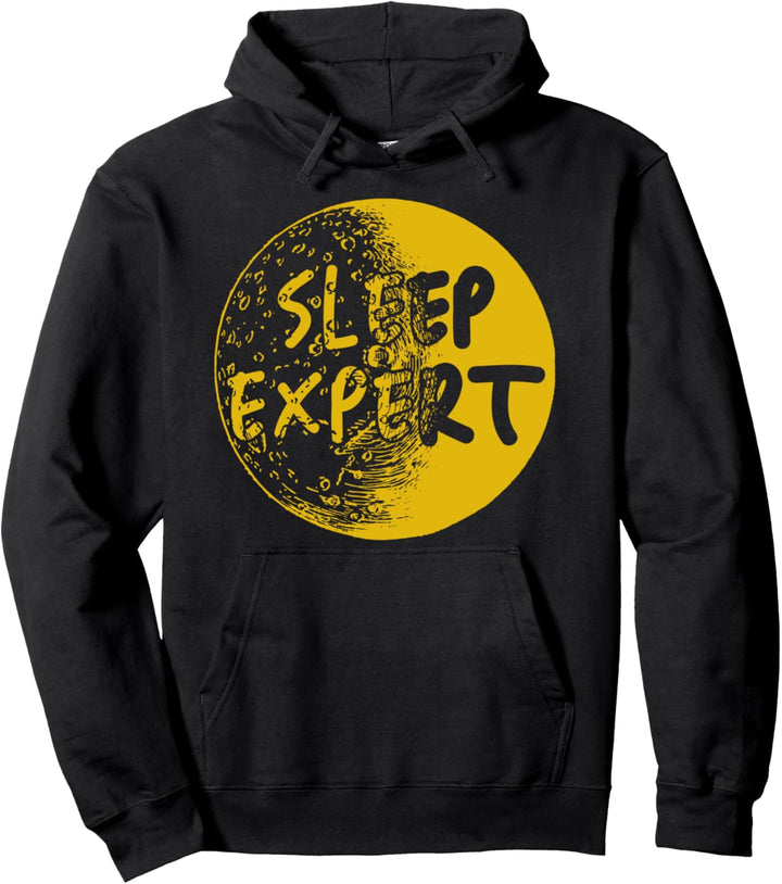Schlafexperte Schlafen Vollmond Morgenmuffel Schläfer Pullover Hoodie