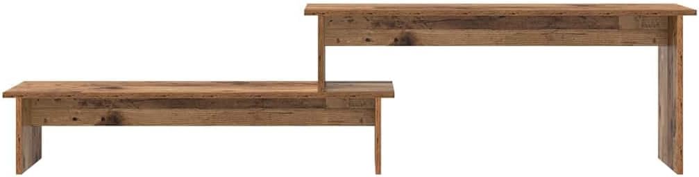 vidaXL TV-Schränk mit Regal mit Speicher Altholz 180 x 30 x 43 cm Holzwerkstoff, Altholz