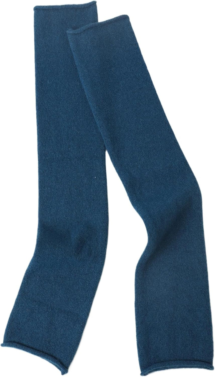 Prettystern Damen Kaschmir-Wolle Arm-Wärmer Lange Arm-stulpen Fingerlose Pulswärmer für Abendmode, L