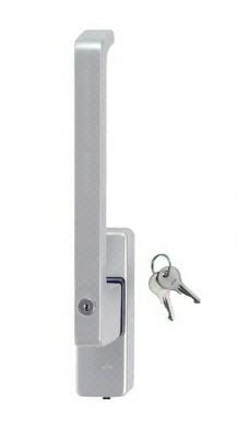 GU Schiebetür PSK Drehgriff abschliessbar DIRIGENT 966 / 976 DIN Links silber EV1 mit Aussperrsicher