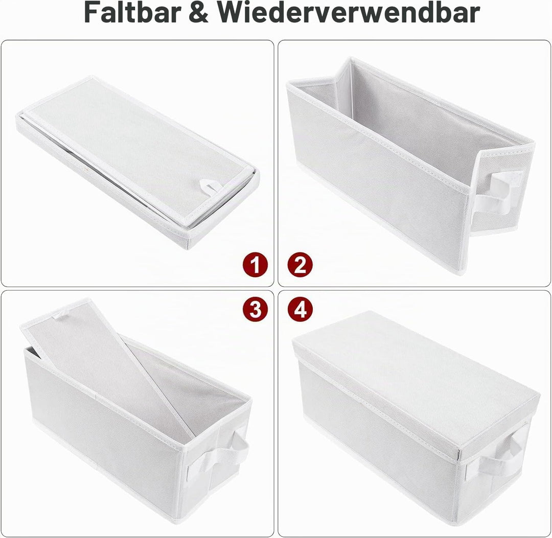 UENTIP CD-Aufbewahrungsbox, 1 Stück, CD-Hülle, 33,5 x 15 x 13,5 cm, Behälter für 30 CDs in vollen Ju