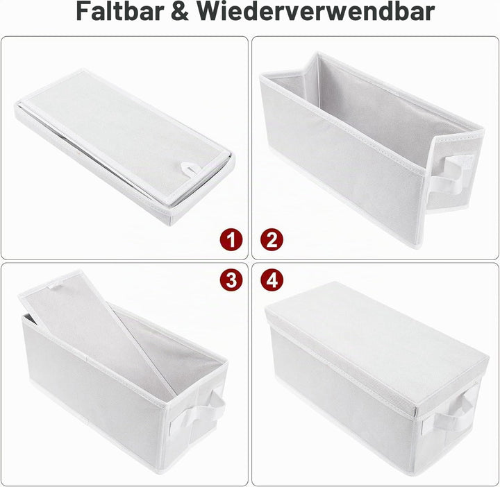 UENTIP CD-Aufbewahrungsbox, 1 Stück, CD-Hülle, 33,5 x 15 x 13,5 cm, Behälter für 30 CDs in vollen Ju