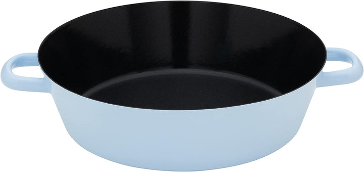 Riess, 0386-028, Backpfanne 28 cm, BACKEMAILLE BLAU, LBH 32.6x29x10.8 cm, Gew. 1.164kg, Volumen 2.8