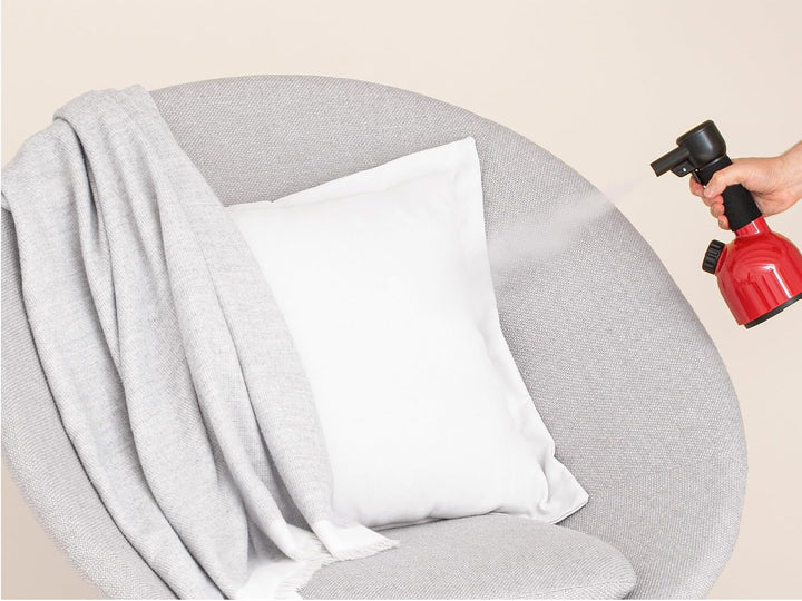 Laurastar IGGI Intense Red Tragbare Dampfreiniger, Desinfiziert und Dekontaminiert Textilien und Geg