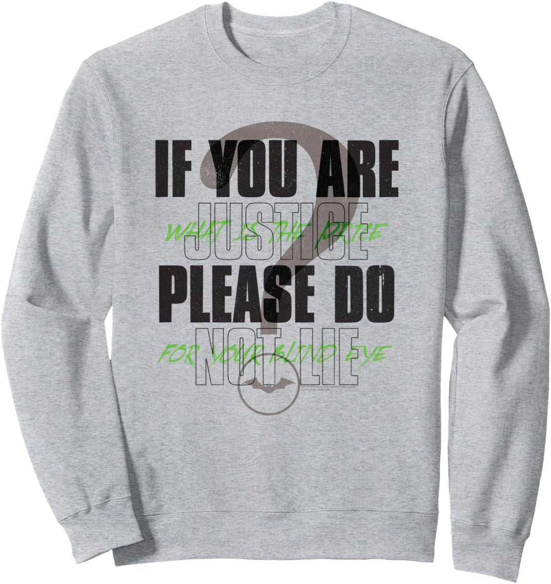 DC Comics The Batman Blind Eye Lies Sweatshirt