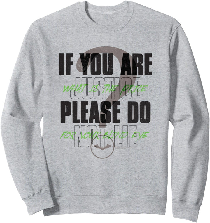 DC Comics The Batman Blind Eye Lies Sweatshirt