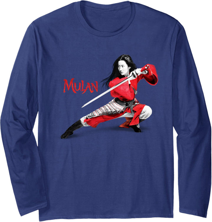 Disney Mulan Live-Action Fearless Warrior Pose Langarmshirt