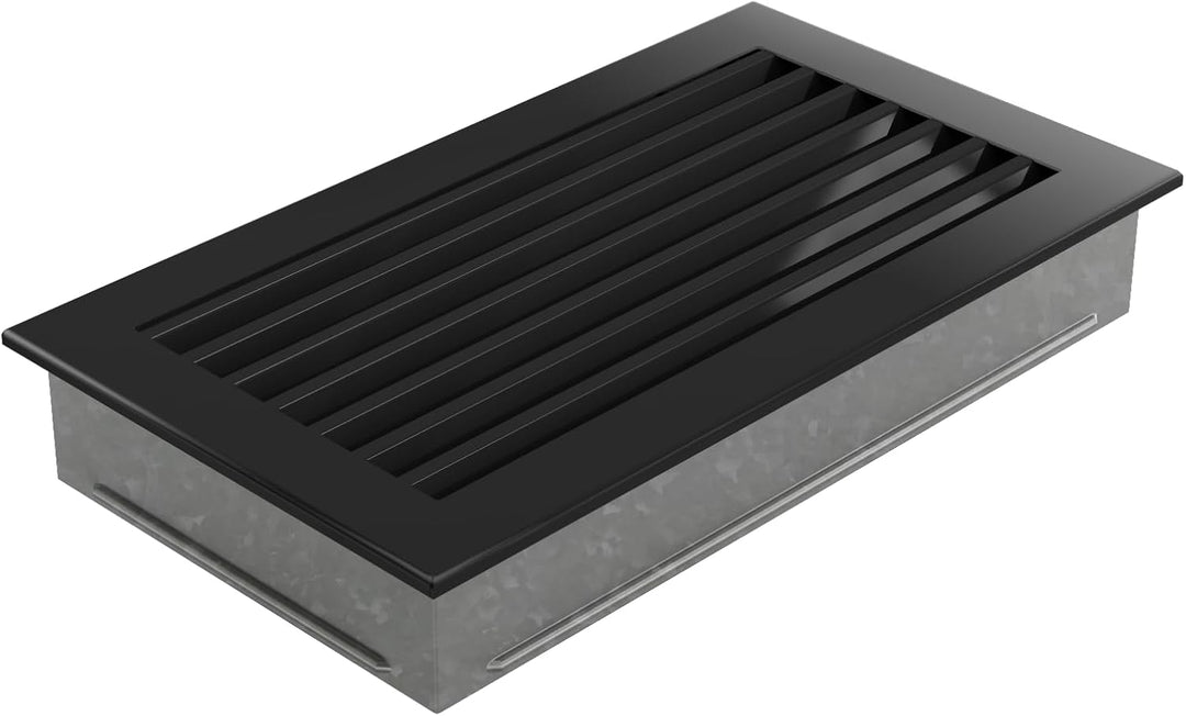 KRATKI Lüftungsgitter Kamingitter Fresh 17cm x 17cm schwarz 17 x 30 cm Schwarz, 17 x 30 cm Schwarz