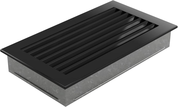 KRATKI Lüftungsgitter Kamingitter Fresh 17cm x 17cm schwarz 17 x 30 cm Schwarz, 17 x 30 cm Schwarz