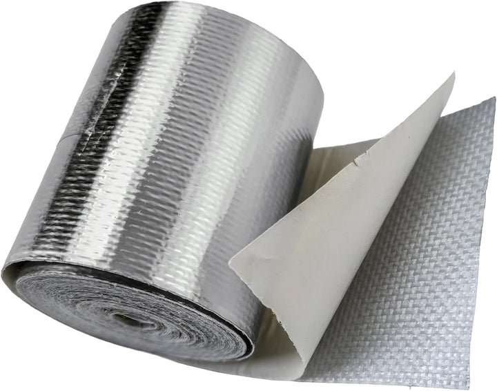 450°C Silber Thermo Isolierungsband Hitzeschutz Selbstklebend 5 Meter x 50mm