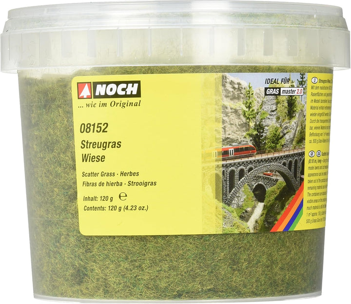 NOCH 8152 Noch 08152 Gras Wiese 120 g, farbig, S