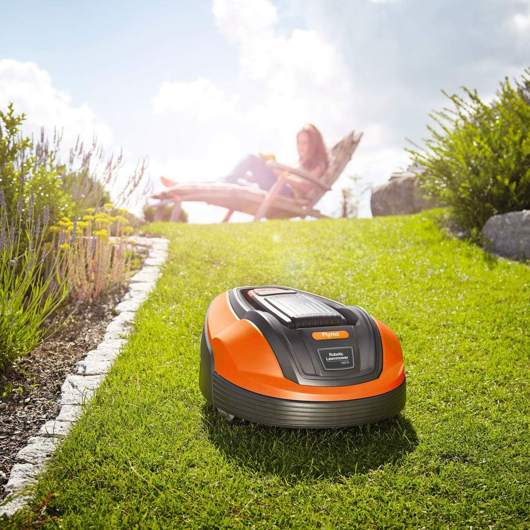 Flymo Rasenroboter, 400 m, Li-Ion, automatischer Betrieb