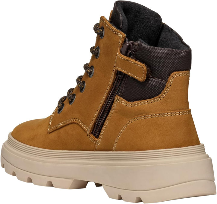 Geox Herren U Ghiacciaio Ankle Boot 30 EU Dk Yellow Brown, 30 EU Dk Yellow Brown