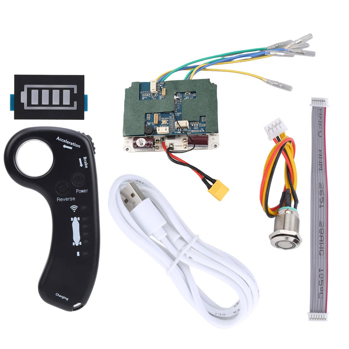 BuyWeek Elektrisches Skateboard Controller ESC Set, Fernbedienung Elektrisch Longboard Controller Si
