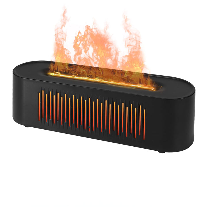 Vulkan Luftbefeuchter Flammen Aroma Diffusor: 260ml Aromatherapie Luftbefeuchter 7 Farbige Nachtbele