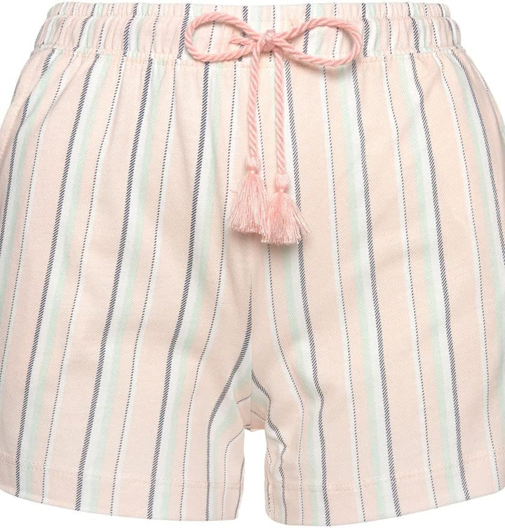 s.Oliver Damen Pyjamaset, Apricot Gestreift
