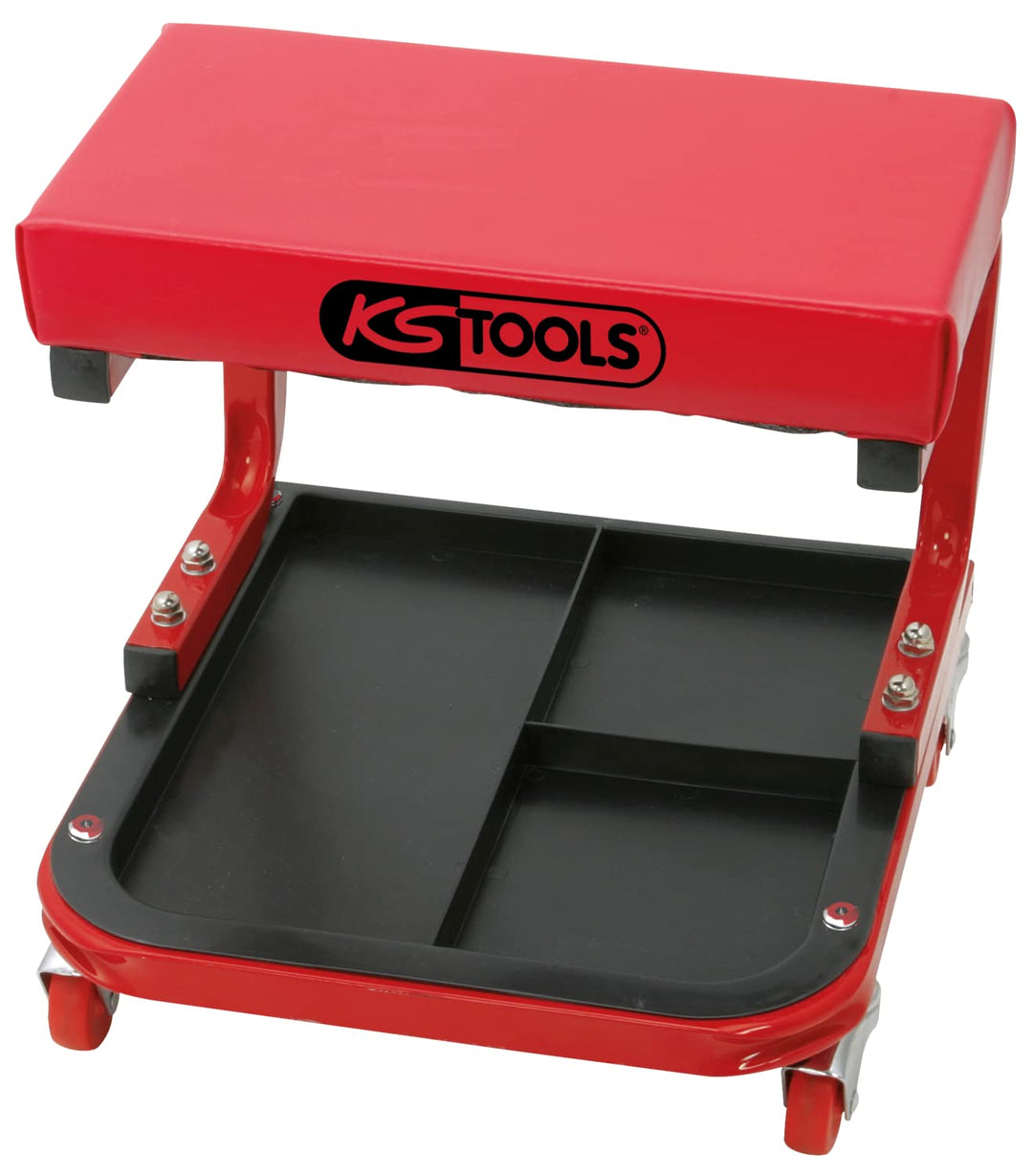 KS Tools 500.8020 Fahrbarer Werkstatthocker, L440xB360xH360mm