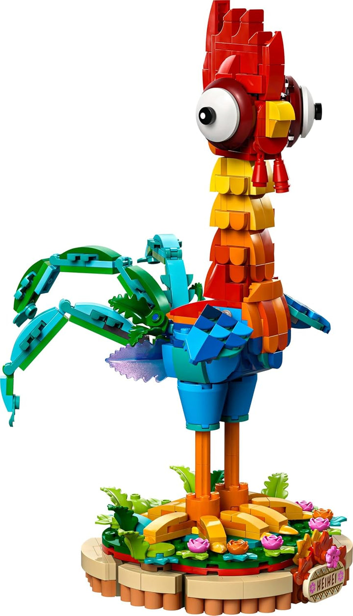 LEGO ǀ Disney Vaiana 2 Heihei - Spielset mit baubarer Tierfigur - Bauspielzeug für Filmfans - Fantas