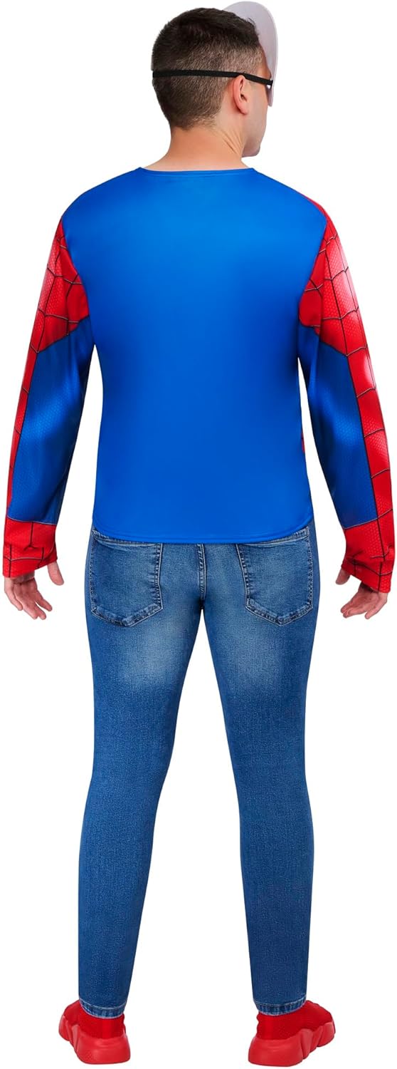 Rubies Offizielles Spider-Man Top, Erwachsenenkostüm, Grösse M-L