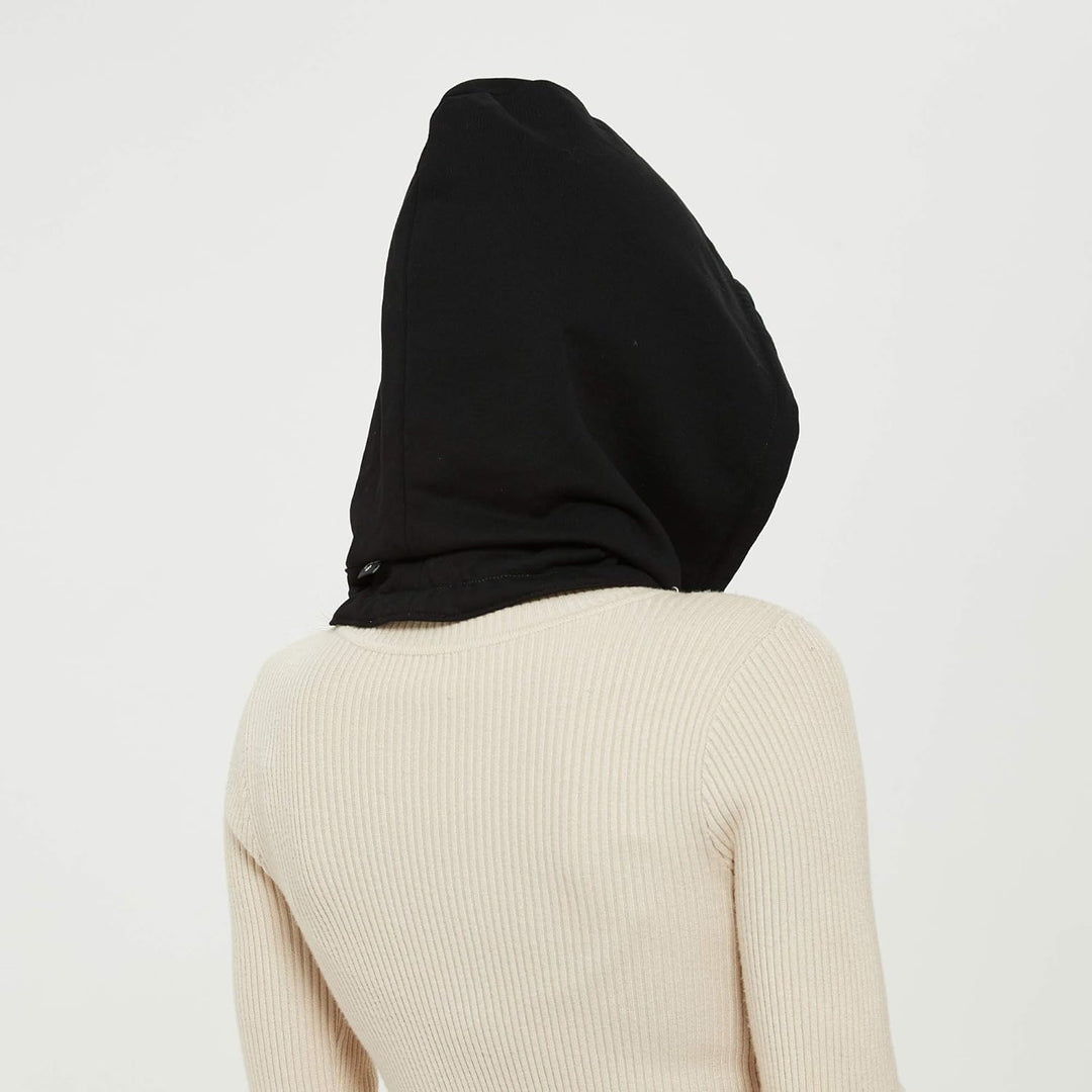 Radia Smart EMF Hood Mütze 5G Blocker RF Abschirmung WiFi Strahlungsschutz Brain Coat Schwarz