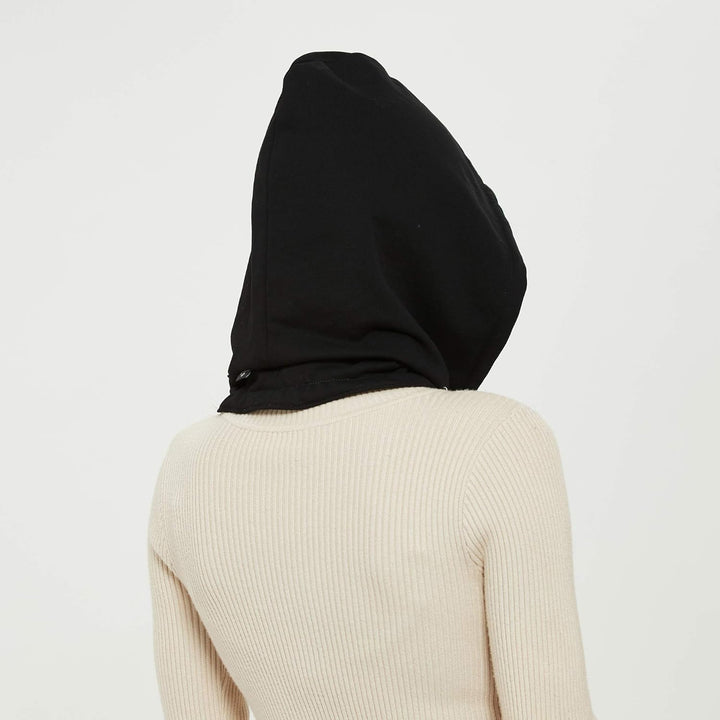Radia Smart EMF Hood Mütze 5G Blocker RF Abschirmung WiFi Strahlungsschutz Brain Coat Schwarz