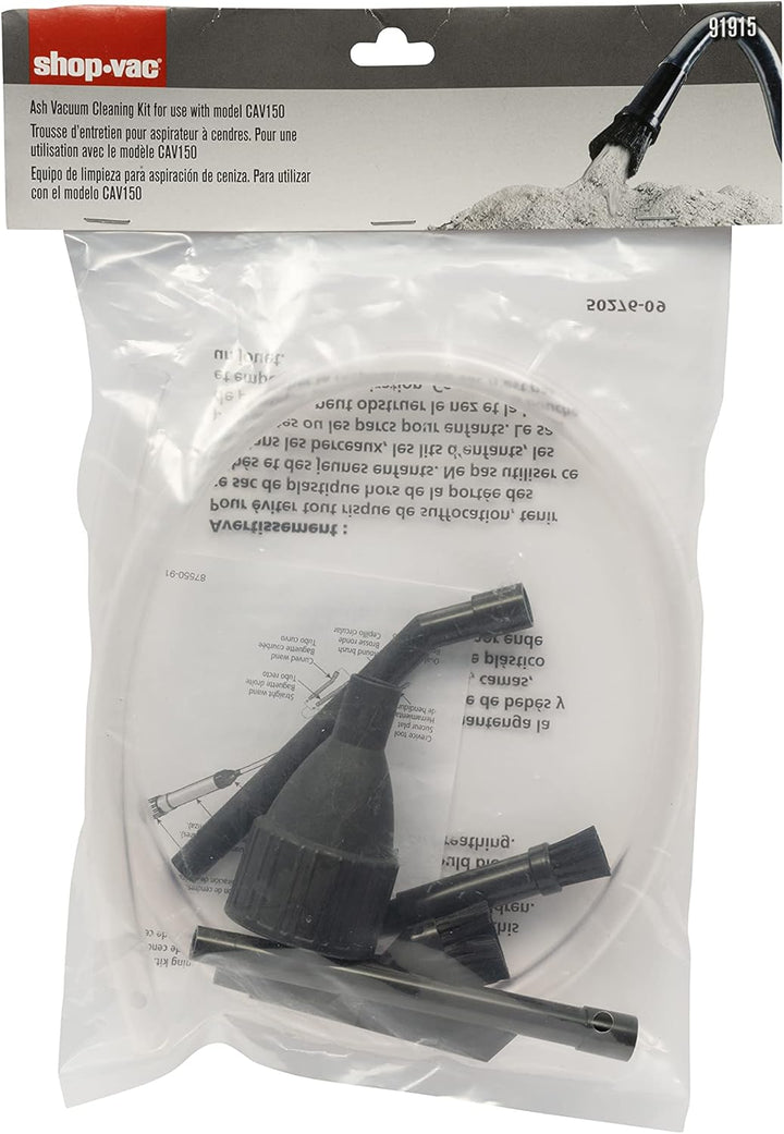 Shop-Vac, 9191500, Pelletofen, Reinigungsset, Komplettset zur effizienten Ascheentfernung, 5 Düsen,