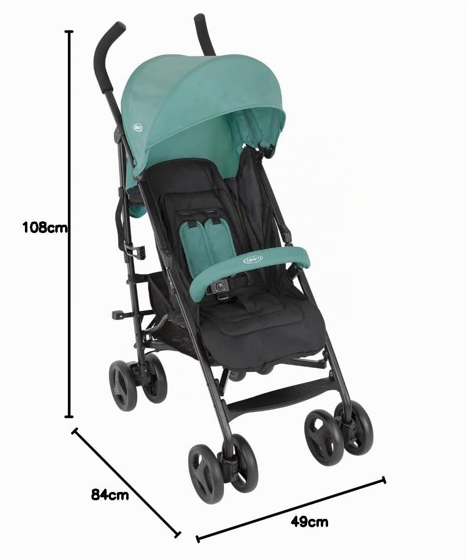 Graco TraveLite Kinderwagen, Mint mint 1 Count (Pack of 1), mint 1 Count (Pack of 1)