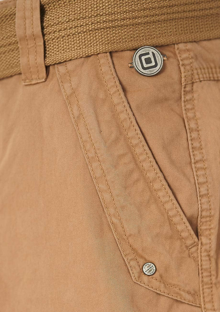 riverso Kurze Hosen Herren Cargo Shorts mit Gürtel Regular Fit RIVAnton Cargoshorts Sommer 100% Baum
