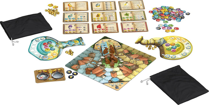 Schmidt Spiele 49447 Die Quacksalber von Quedlinburg, Das Duell, Familienspiel 27 cm x 27 cm x 2.54