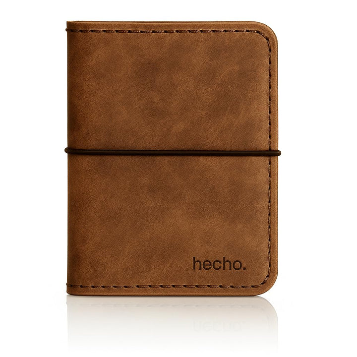 hecho. Reisepasshülle &amp; Impfpass Hülle - Handgefertig | Echtes Leder | Fair-Trade (Reisepass Hülle I