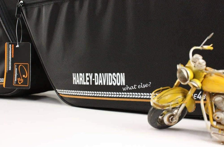 made4bikers: Bedruckte Koffer Innentaschen passend für Harley-Davidson Road King sowie Road-, Street