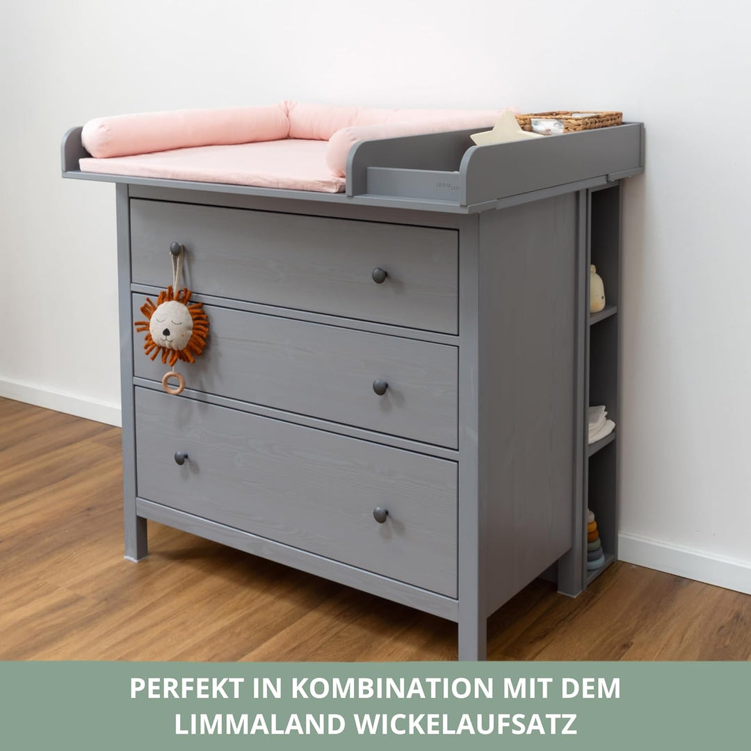 Stauraumregal für IKEA HEMNES Kommode – passgenaues Zwischenregal für Windeln, Babykleidung & Pflege