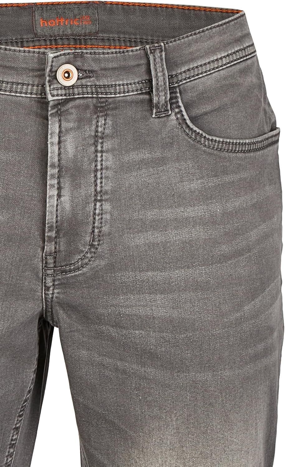 Hattric Herren 5-Pocket-Shorts Jogg-Denim Grey 29W Grau, 29W Grau