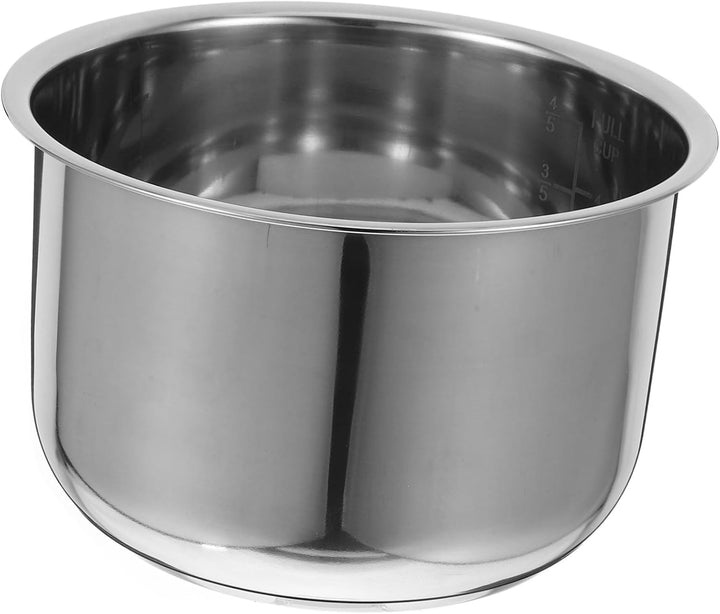 Uonlytech Edelstahl Reiskocher Innentopf Dickwandiger Langlebiger Ersatztopf mit Skala Multifunktion