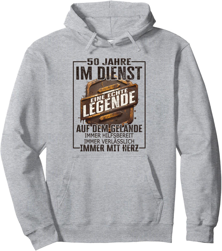 Dienstjubiläum Jubiläum 50 Jahre Im Dienst Firmenjubiläum Pullover Hoodie